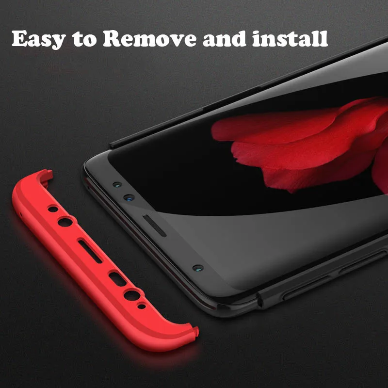 Чехол с полным корпусом 360 для Samsung Galaxy S9 S8 S7 Edge S6 Note 9 8 J3 J5 J7 Pro J4 J6 A6 Plus A8 A7 A9 J8 2018 A30 A50