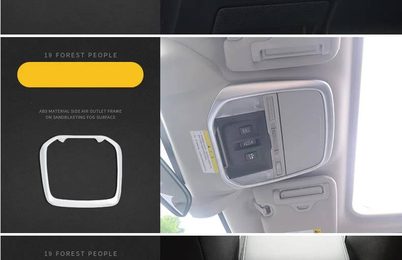 Автомобильный стиль для Subaru Forester 2019 2020 2021 серебро модификация интерьера редуктор