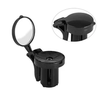 bicycle mirror mini adjustable rearview mirror for road bikes 360 degrees rotate bike side handlebar mirror convenient and safe
