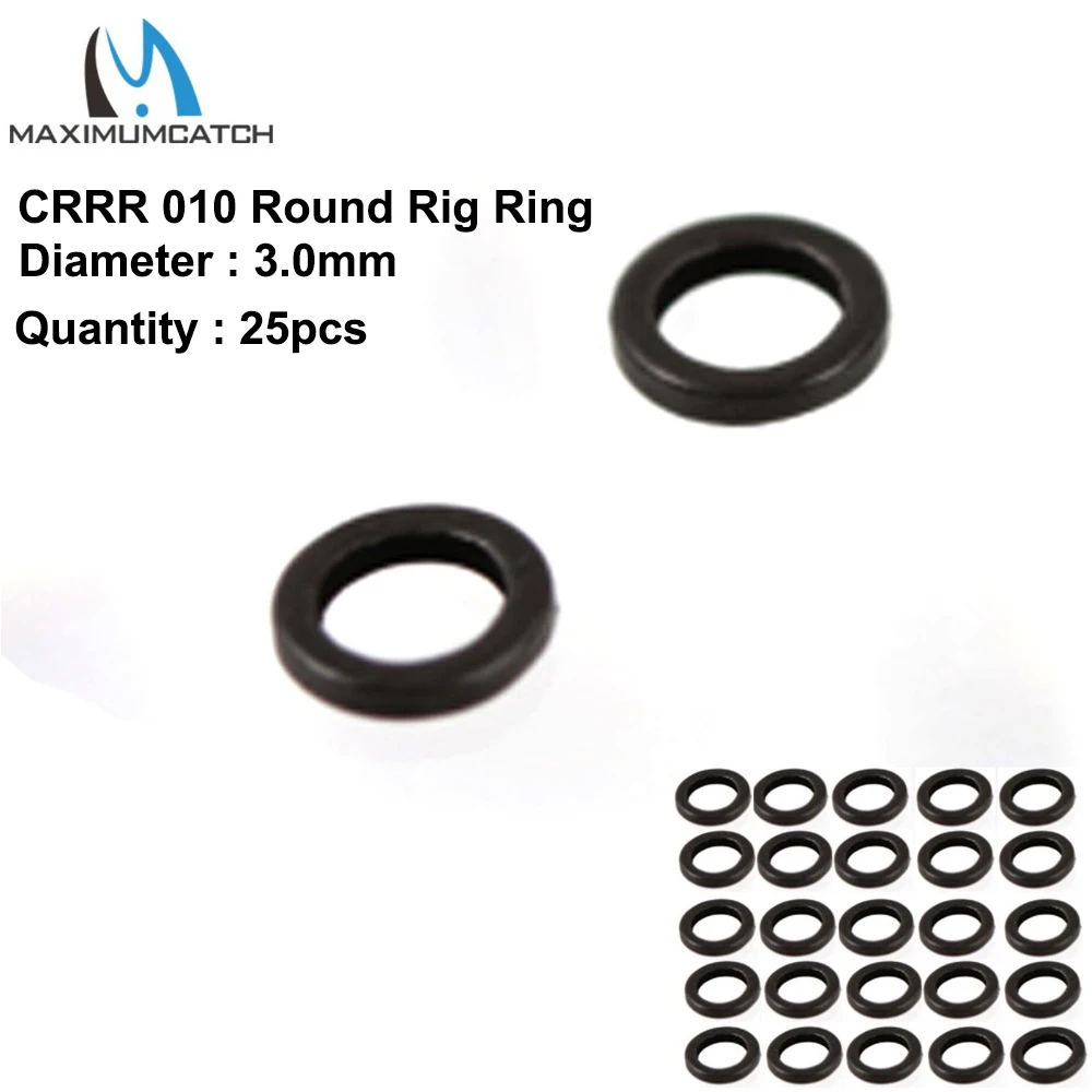 Round rig ring Maximumcatch 25 шт./лот Flexi приманки с твердым кольцом приманки Карп Рыболовный инструмент Chod оборудование для прикорма аксессуары - Цвет: Round rig ring