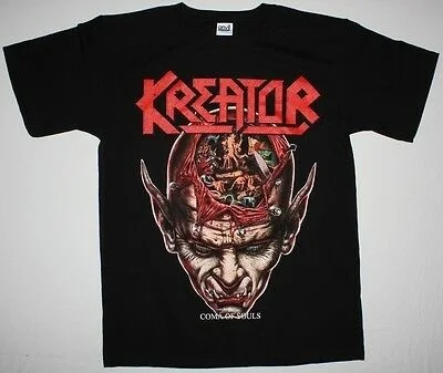 

KREATOR COMA OF SOULS'90 THRASH SODOM DESTRUCTION DEATHROW NEW BLACK T-SHIRT Tee