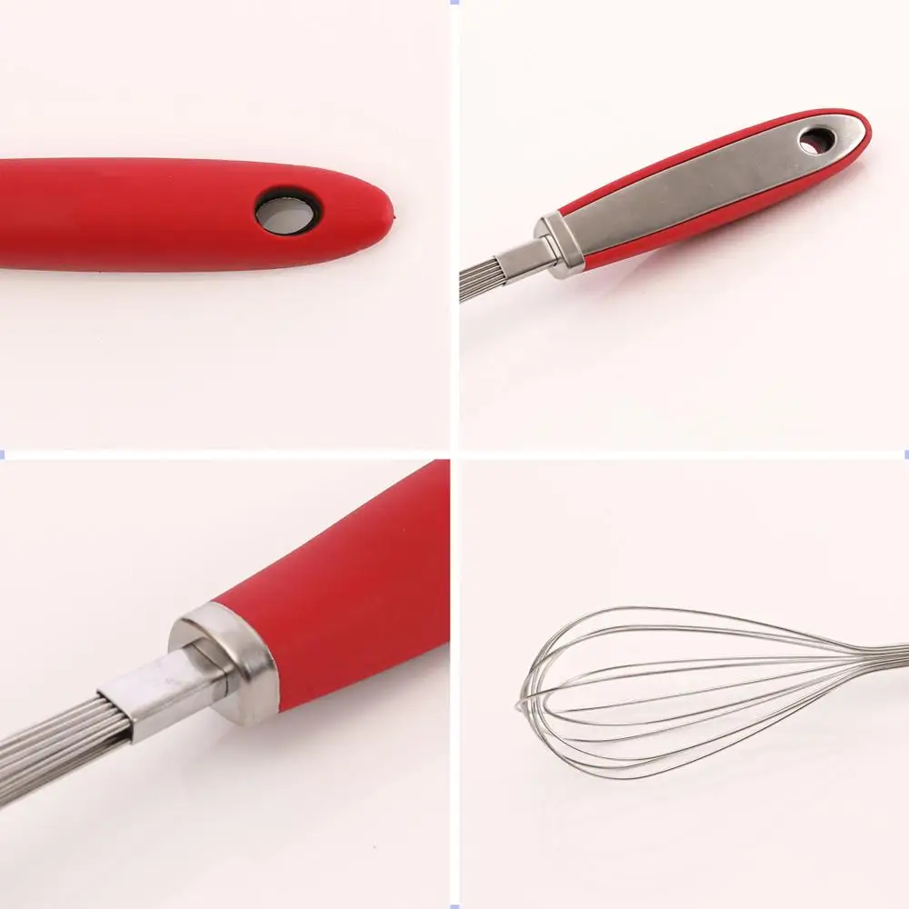 Взбиватель для яиц с силиконовой ручкой взбиватель яичного крема молока кофе