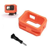 diving floating handheld for gopro hero 9 10 orange floaty case protective surfing cover water for go pro 9 camera accessories