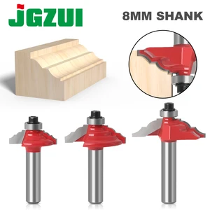 Фреза для формирования угловых кромок Ogee-8 дюймов, хвостовик Ogee, фреза для формирования кромки, хвостовик 8 мм, деревообрабатывающая ножевая линия