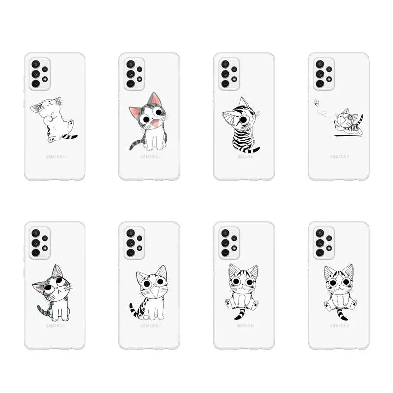 

Dessin chi une vie de chat Phone Case Transparent For Samsung Galaxy A S Note 9 10 51 50 71 70 80 20 21 30s ultra plus