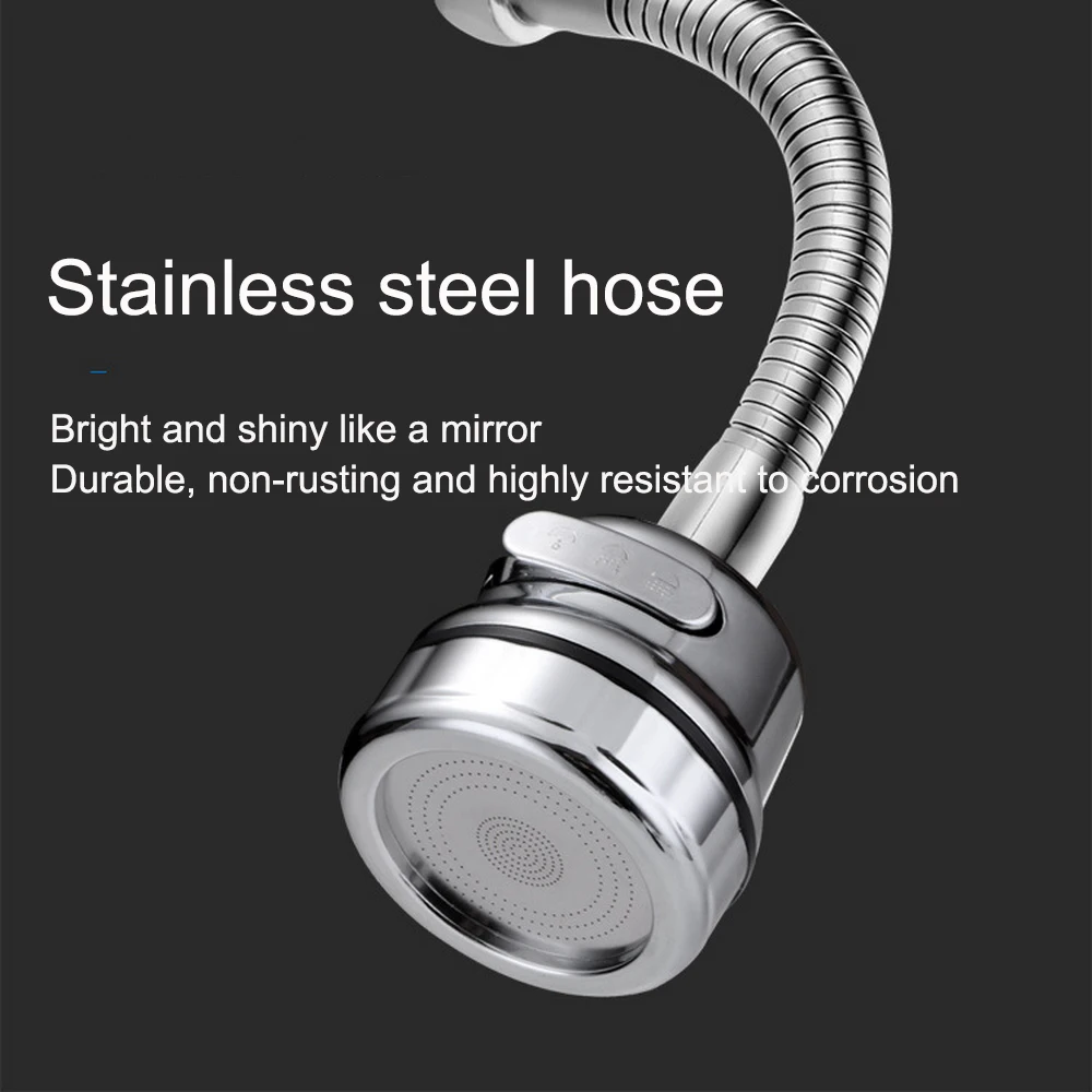 Смеситель для кухни поворотный на 360 градусов 3 уровня регулировки | Дом и сад