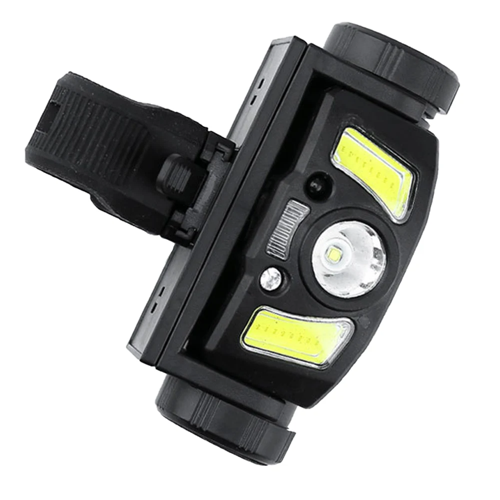 

LED Head Torch Rechargeable Lightweight Waterproof Headlamp for Camping Climbing Hiking Fishing Night Reading Running Black