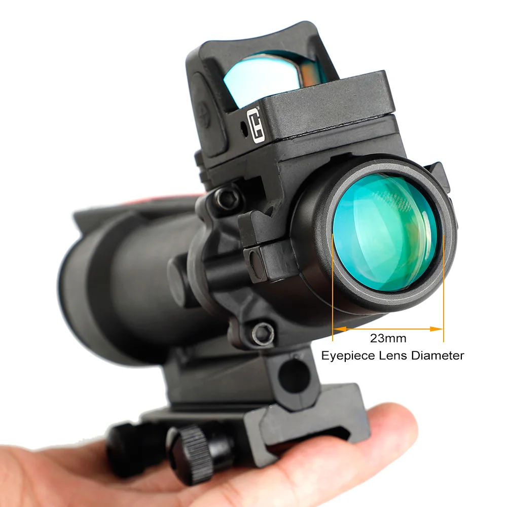 Ohhunt 3.5X35 ACOG Стиль три модели красная или зеленая светящаяся тактическая винтовка