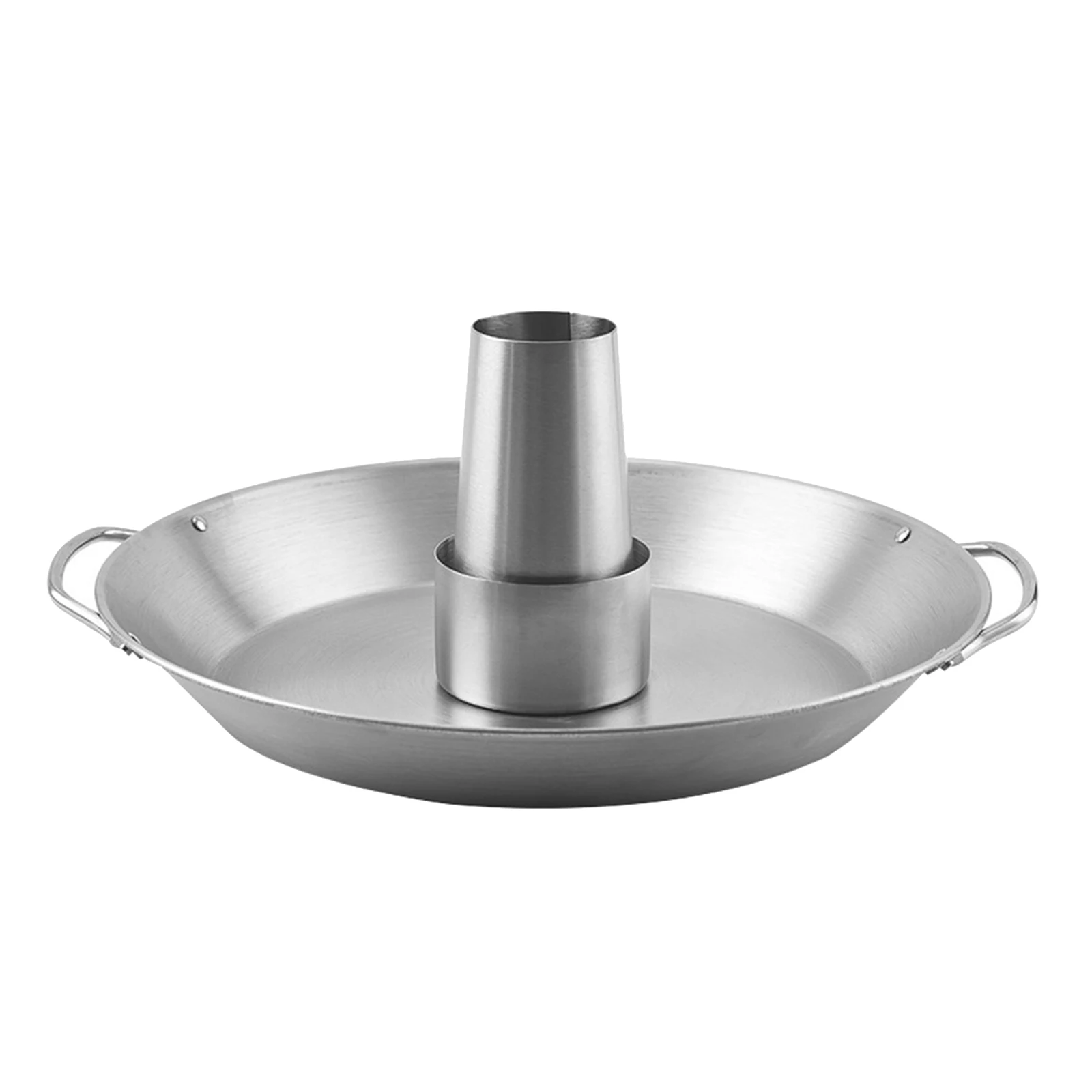 

Chicken Roaster Holder Roasting Pan with Removable Steame