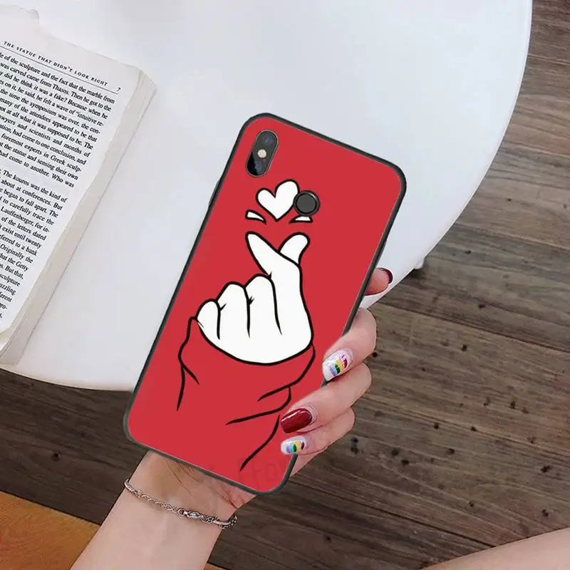 

Colorful Love Heart Phone Case For Xiaomi Redmi note 7 8 9 t k30 max3 9 s 10 pro lite