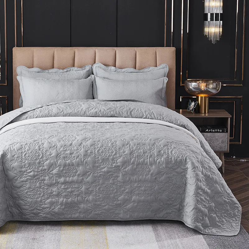 

Bedspread for Bed Blanket Quilts Set Cotton Washed Quilt/ Pillowcase Super Soft Warm Bedding Set King Double Bed Linens
