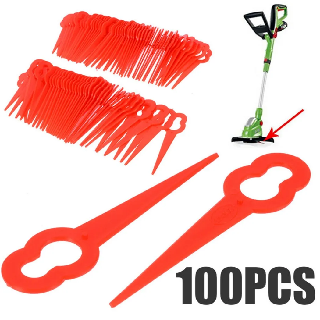 

100pc Plastic Blades For Güde RT250/18 Cordless Strimmer Grass Trimmer Grass Trimmer Garden Timmer Tool Parts Garden Tool