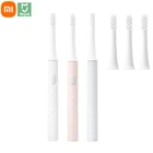 Оригинальная умная электрическая Зубная щетка Xiaomi Mijia T100 Mi, мягкая 2-скоростная Зубная щетка, перезаряжаемая звуковая Зубная щетка для ухода за полостью рта