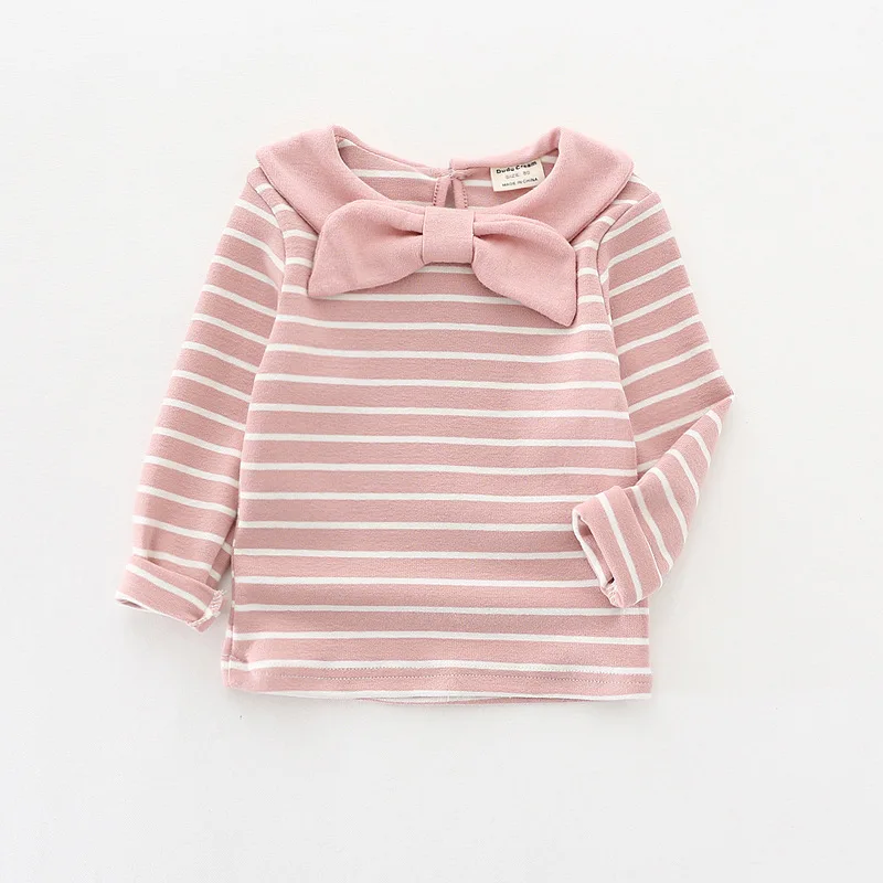 Весна 2020 детская одежда новая футболка с длинными рукавами для девочек хлопковые