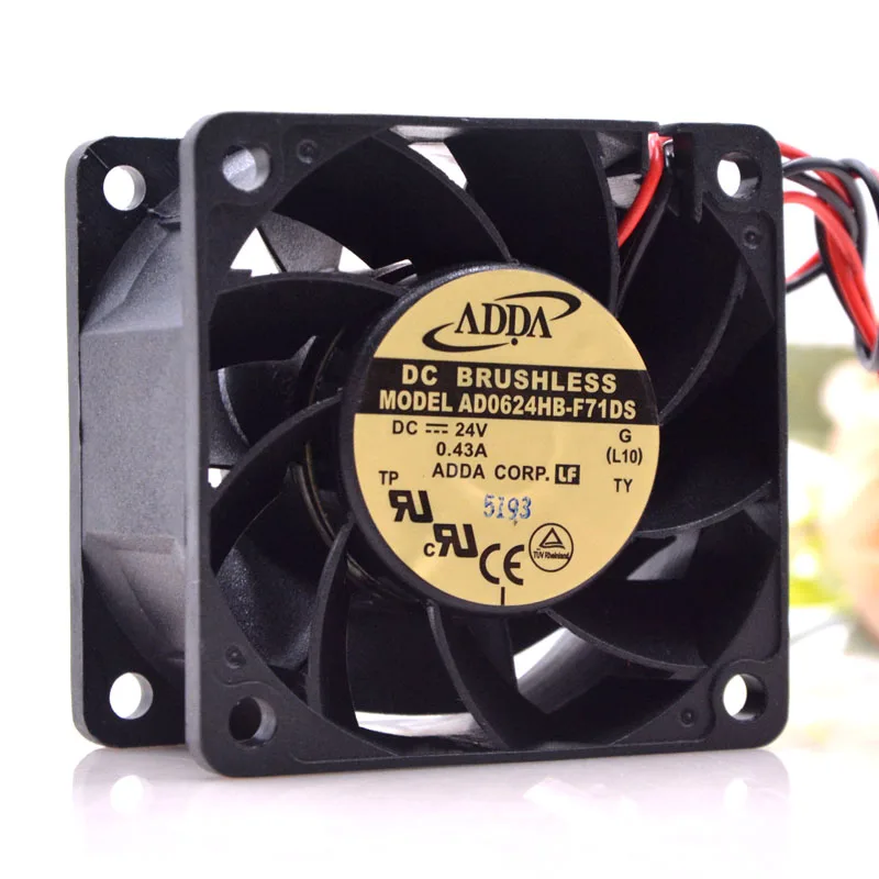 AD0624HB F71DS для ADDA 24V 0.43A 6038 Sever преобразователь охлаждающего вентилятора 6 см|Кулеры и