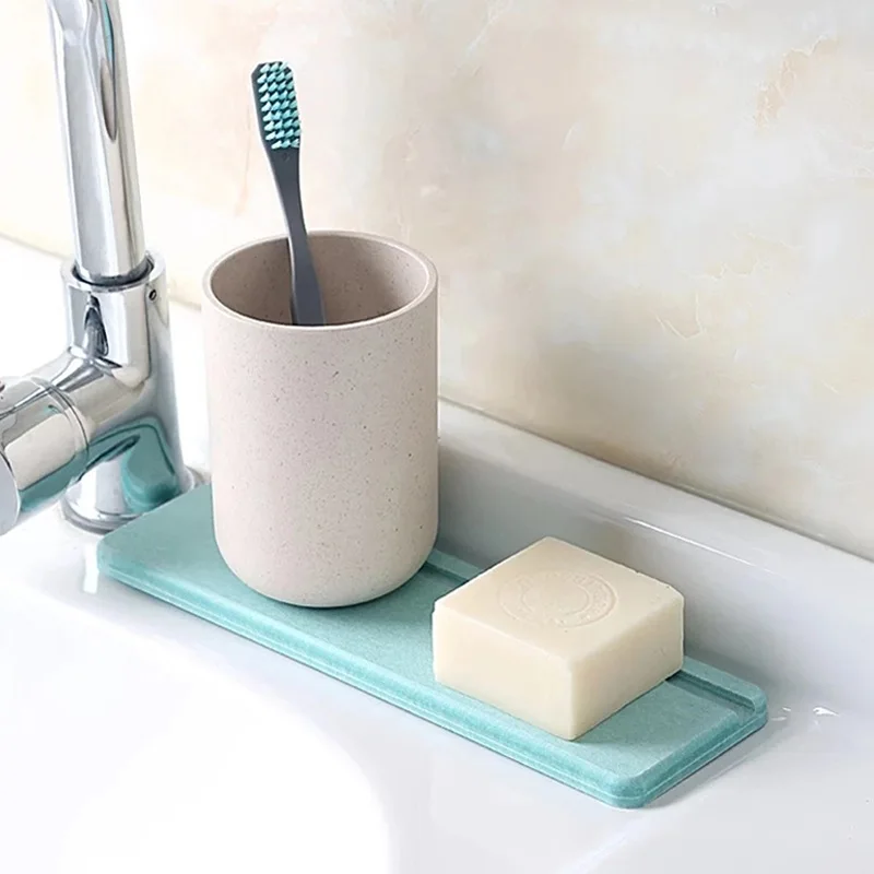 

Soap Box Diatomite Cup Mat Coaster Water Absorption Quick Dry Anti-hot Diatom Mud Slip-resistant Printing Dining Table