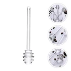 1 шт. палочка для меда, моющаяся палочка для меда, прозрачная твердая стеклянная палочка для меда, палочка для перемешивания кофе, джема