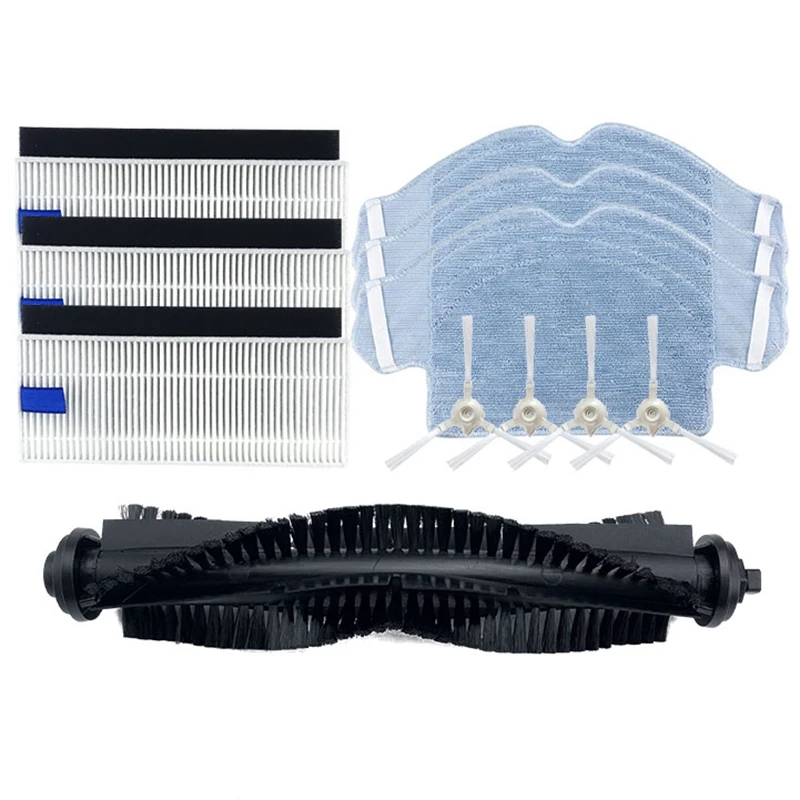 

Robotic Vacuum HEPA Filter Sticker Film Mop Cloth Main Side Brushes for 360 S6 Robot Vacuum Cleaner Accessories