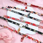 Новые Классические Японские Стиль веревочкой кукла колье милый романтический для женщин с рисунком птицы для девочек, кот Карп короткое ожерелье с подвеской бижутерия