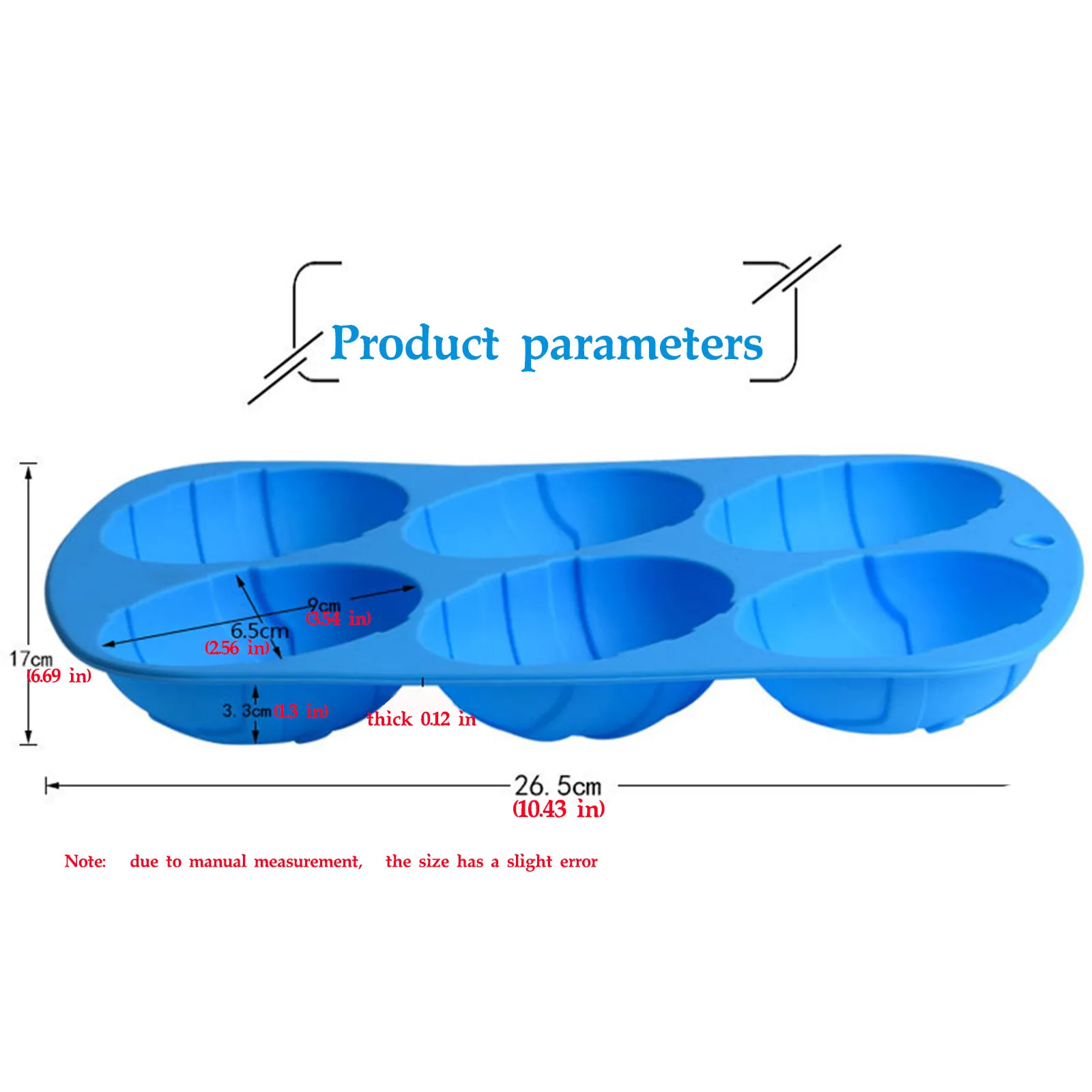 

Fondant Mold Cake Chocolate Moulds Silicone Cake Tools Creative 6-holes Easter 3d Egg Shaped Molds Kitchen Baking Mould Tools