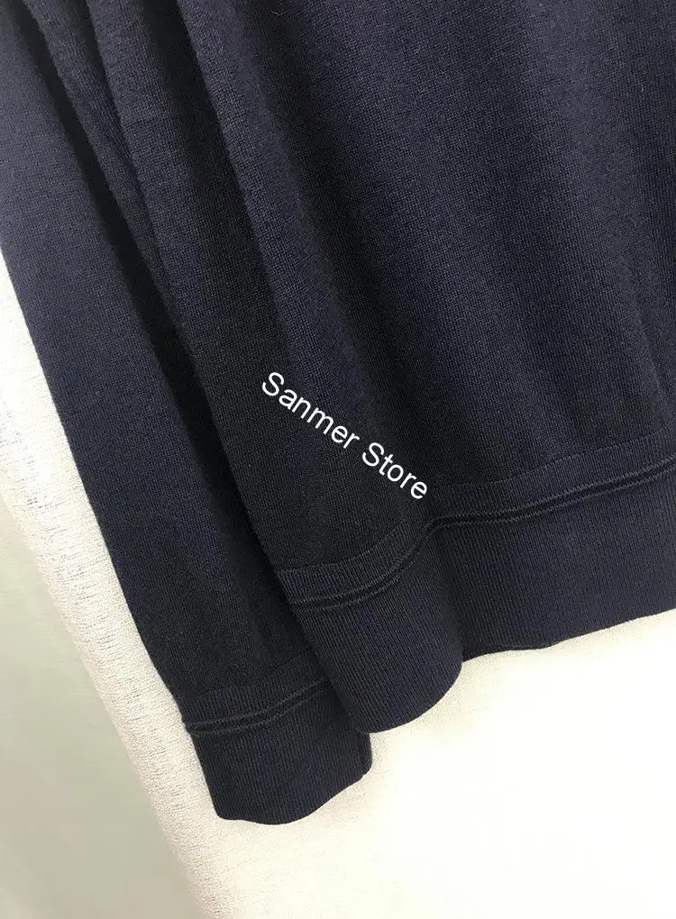 

Women's Knitted Cardigan V-neck Hollow out Long Sleeve Three Buttons Solid Color Autumn Winter Lady Knit Sweater 2020 New