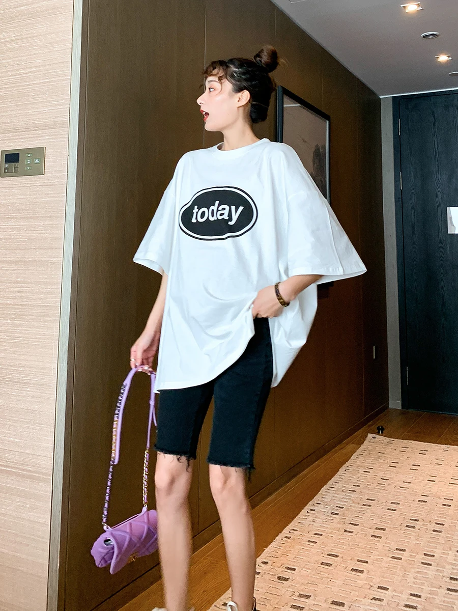 

Solid Maternity Shorts Five-point Pants Thin Slim and Elastic Denim Maternity Jeans For Pregnant Women Maternity Clothing ZL996