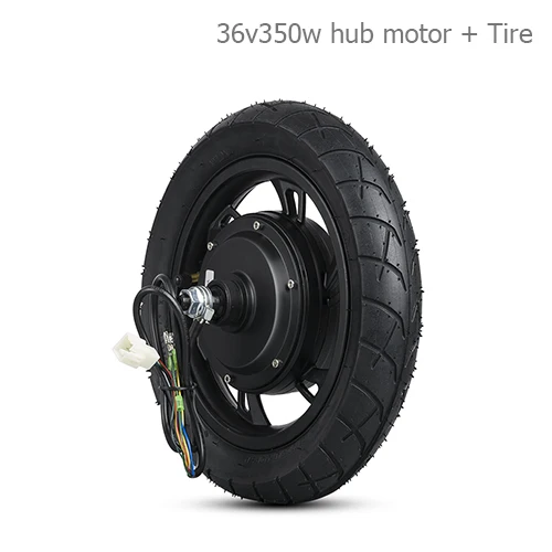 36V350W motor Tire 12 дюймов BLDC ступица мотора скутера колеса 48 в 500 Вт бесщеточный не-Шестерня Мотор Ступицы 36 В 350 Вт E велосипед мотор колеса для электрического скутера Ebike - Цвет: 36V350W motor Tire