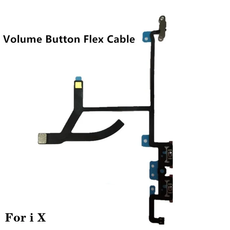 5 шт. высокое качество Кнопка громкости гибкий кабель для i X переключатель