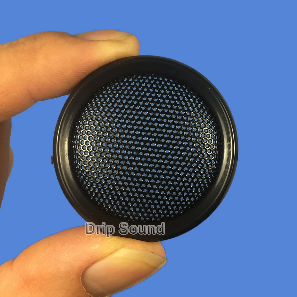 Крышка для автомобильного динамика декоративная круглая металлическая сетчатая