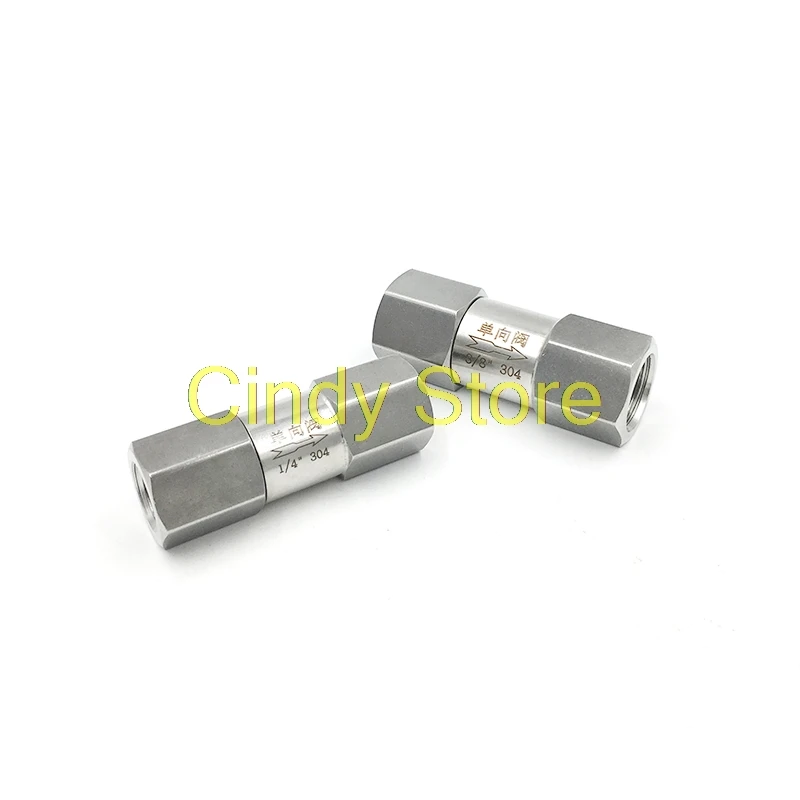 Раздельный обратный клапан из нержавеющей стали 304 или 316 1 шт. односторонний 1/8