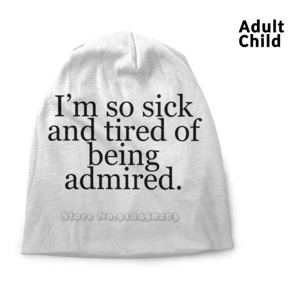 С надписью I'm So и устали от того что восхищение трикотажные Повседневные шапки в