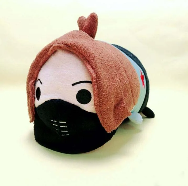 Оригинальная плюшевая кукла Marvel Bucky Winter Soldier 30 см|Персонажи мультфильмов и кино| |