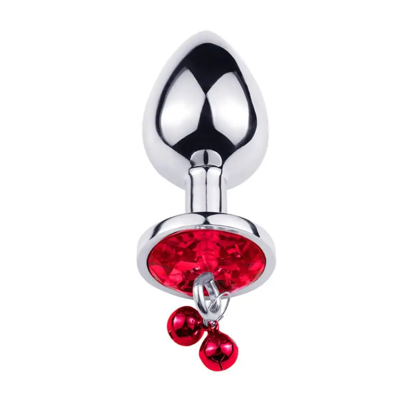 Роскошные Металлические анальные игрушки Анальный тренажер в форме сердца
