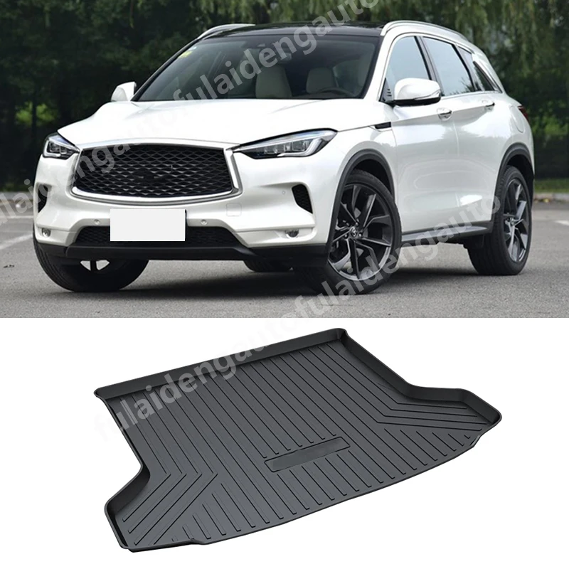 Для Infiniti QX50 2019 всесезонные TPO коврики для груза подложка багажника напольные