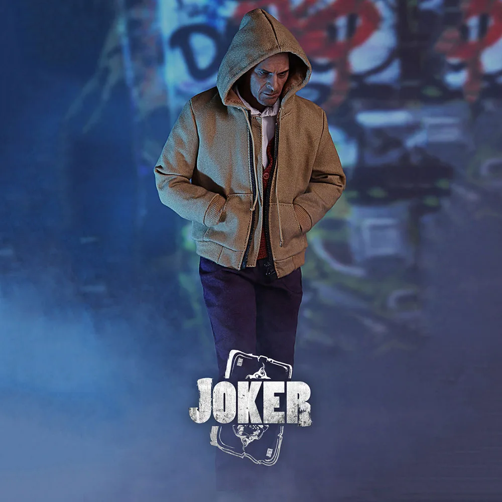 

In Stock 1/6 Scale Male Figure Accessory JOKER Joaquin Phoenix Clothes TOP-001 With Head Sculpt for 12" Figure Body BD001 Model