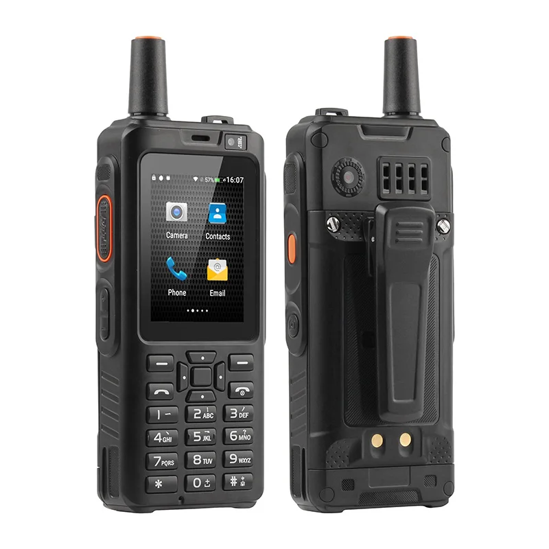 Walkie Talkie UNIWA F40 Zello 4G Mobile Phone 4000mAh Waterproof Rugged 2.4'' Touch Screen Quad Core Android Smartphone