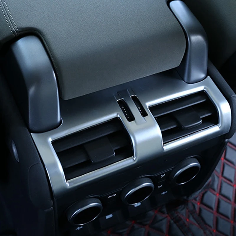 

Car Armrest Box Back Row Air Conditioning Air Outlet Adjustment Panel Cover for Land Rover Defender 110 130 2020