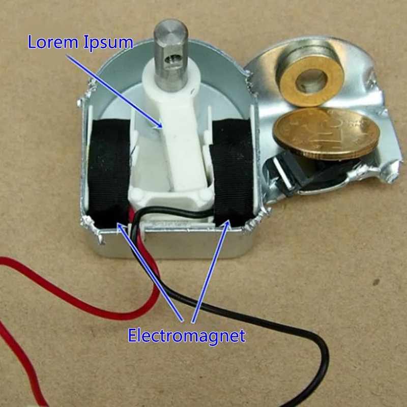 Небольшой электромагнит 1 шт. 24 В постоянного тока миниатюрный микро-вращающийся