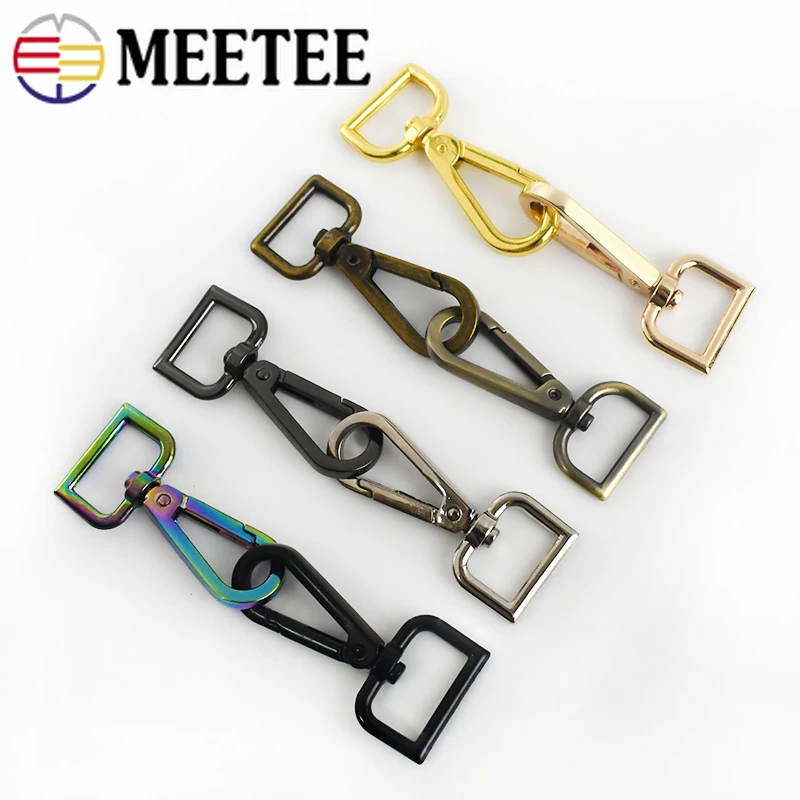 2/10 шт. металлический ремень Meetee 20 мм карабин для пряжки ремня карабина застежка