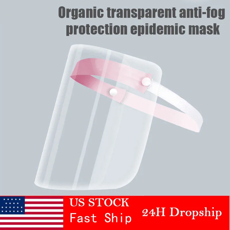 Защитная маска для защиты от пыли прозрачная Регулируемая полностью дышащая