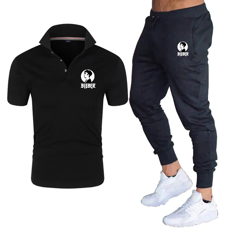 

Men's casual men's suit track suit summer men's suit two-piece T-shirt brand track suit men's sweater sports suit