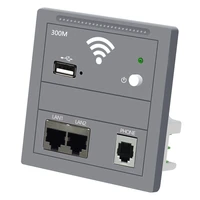 300mbps dual lan ports with rj11 phone usb 802 3af standard poe 86 type european standard in wall access point router ac100 240v