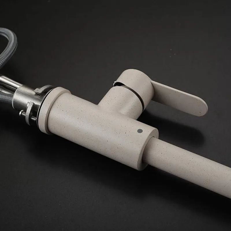 Ласо краска кухонный кран 304 Нержавеющая сталь для горячей и холодной воды