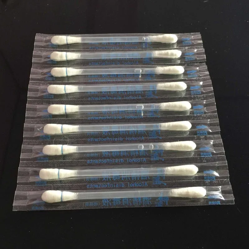 80 штук одноразовые тампоны спиртовые ватные палочки дезинфицированные детские