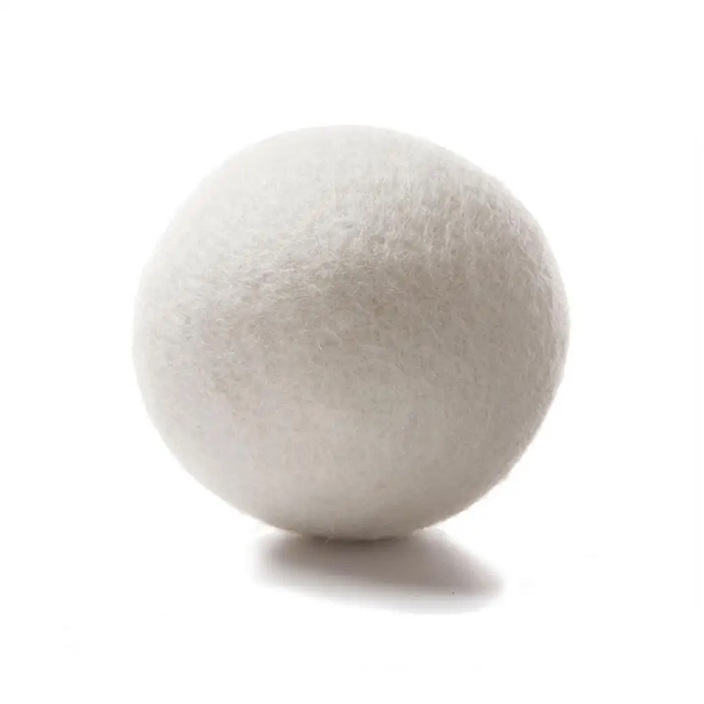 

1pc 6cm Natural Laundry Balls Reusable Wool Dryer Fabric For Washing Laundry Ball Tumble Ball Dryer Cleaning Softer Clothes N4B1