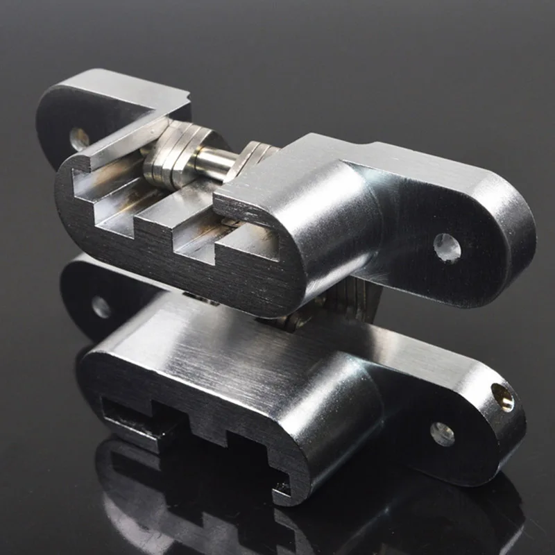 

2 PCS Invisible Cross Hinges Concealed Cabinet Cupboard Door Wooden Boxes