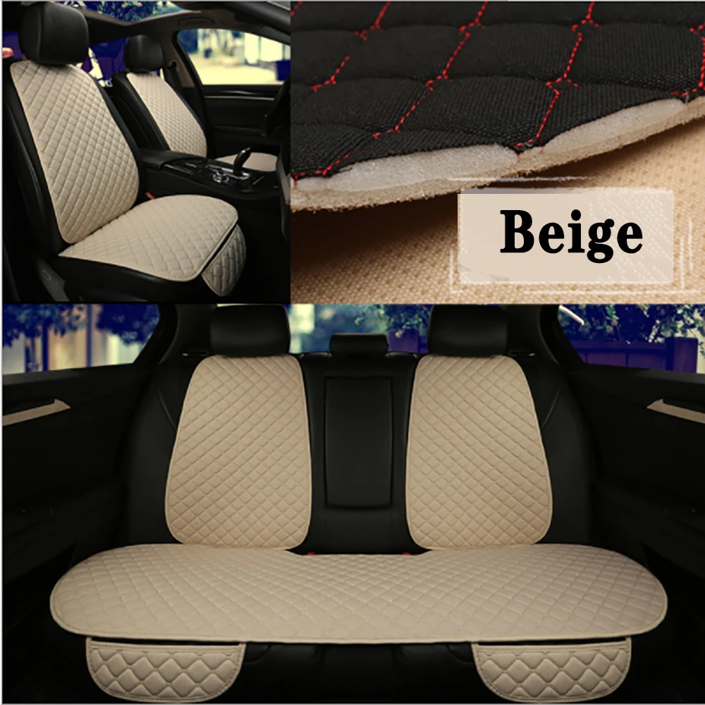 

Flax Car Seat Cover For Honda Accord City Civic CRV CRZ Elysion Fit Jade Jazz Insight Odyssey Auto Cushion Car Accessories