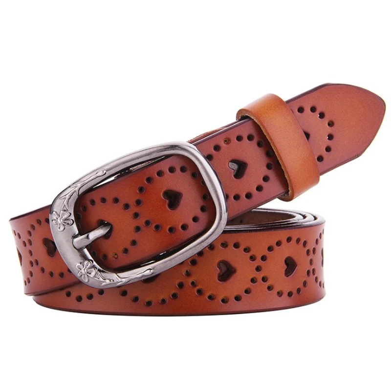 

2020 роскошные ремни для женщин ретро полый ремень сплошной цвет высокое качество пряжка кожаный пояс Cinturon Mujer