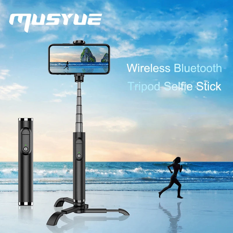 Мини Портативный штатив Muyue селфи Палка для iPhone Samsung Huawei Xiaomi Беспроводная Bluetooth