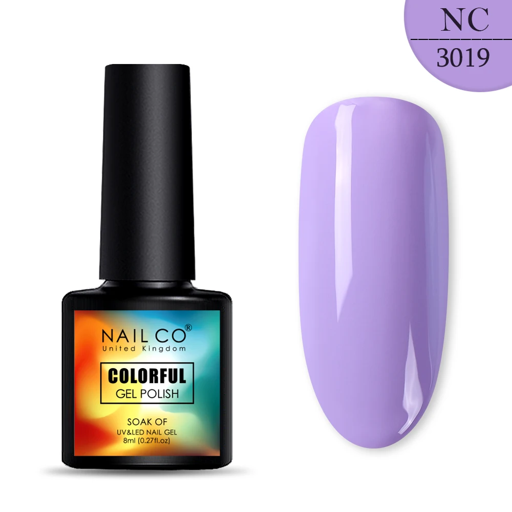 3019 NAILCO, новинка, 8 мл, 130 цветов, светодиодный Гель-лак для ногтей УФ гель для ногтей, салонный домашний лак, Гель-лак, гибридный, впитывающий - Цвет: 3019